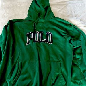 Polo Hoodie 4XLT Green